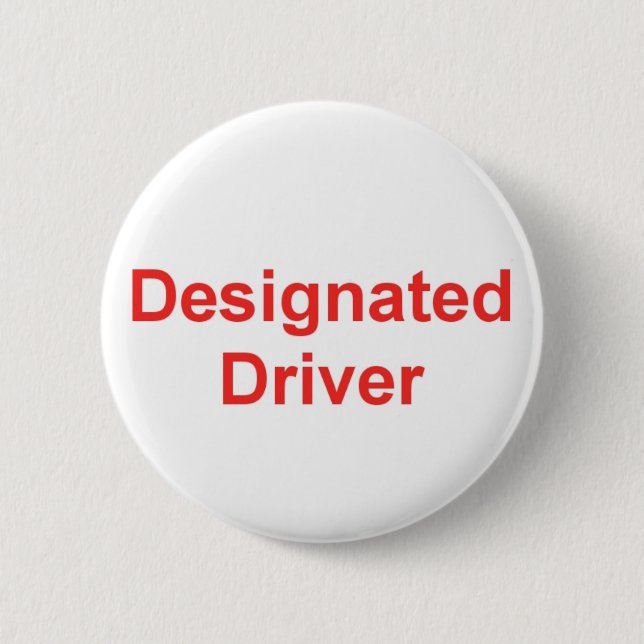 Badge Rond 5 Cm Bouton de conducteur indiqué (Devant)