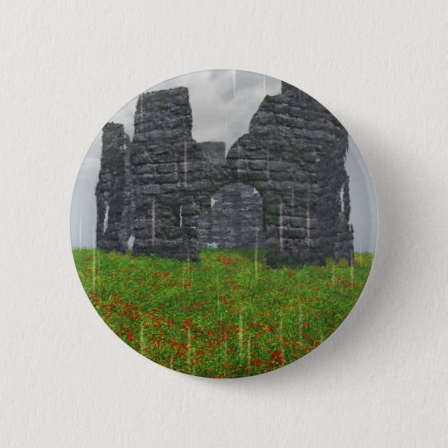 Badge Rond 5 Cm Bouton de conflit oublié (Devant)