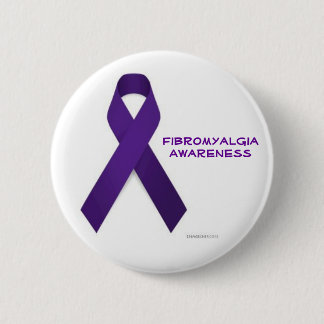 Badge Rond 5 Cm Bouton de conscience de fibromyalgie