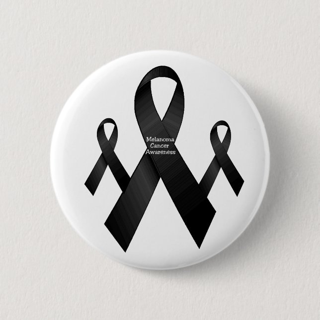 Badge Rond 5 Cm Bouton de conscience de mélanome (Devant)