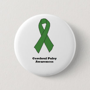 Badge Rond 5 Cm Bouton de conscience d'infirmité motrice cérébr