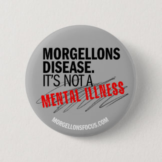 Badge Rond 5 Cm Bouton de conscience - gris