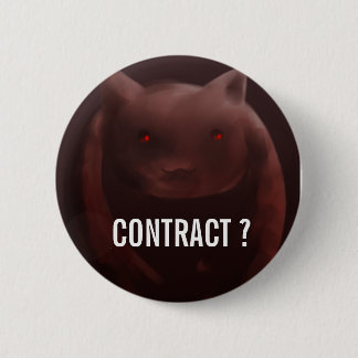 Badge Rond 5 Cm Bouton de contrat de Kyuubey