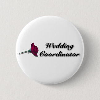 Badge Rond 5 Cm Bouton de coordonnateur de mariage