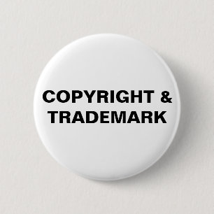 Badge Rond 5 Cm Bouton de copyright et de marque commerciale (pers