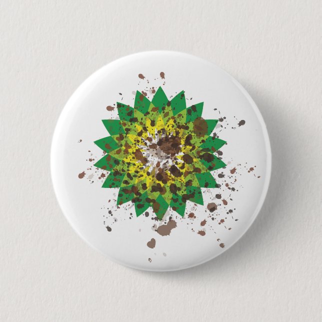 Badge Rond 5 Cm Bouton de côte d'huile (Devant)