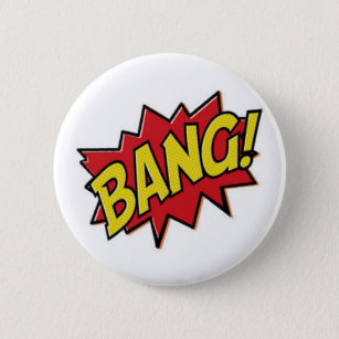 Badge Rond 5 Cm Bouton de coup de super héros de bandes dessinées