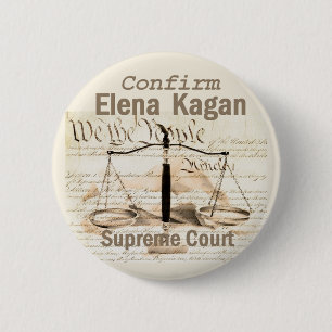 Badge Rond 5 Cm Bouton de court suprême d'Elena Kagan