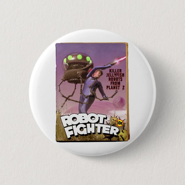 Badge Rond 5 Cm Bouton de couverture de fausse pâte de l'avion de  (Devant)