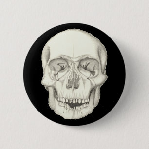 Badge Rond 5 Cm Bouton de crâne