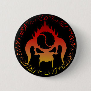 Badge Rond 5 Cm Bouton de crâne
