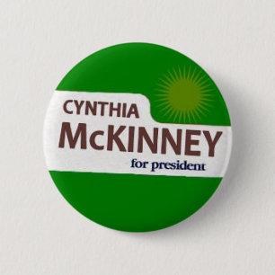 Badge Rond 5 Cm Bouton de Cynthia McKinney