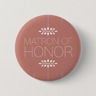 Badge Rond 5 Cm Bouton de dame de honneur