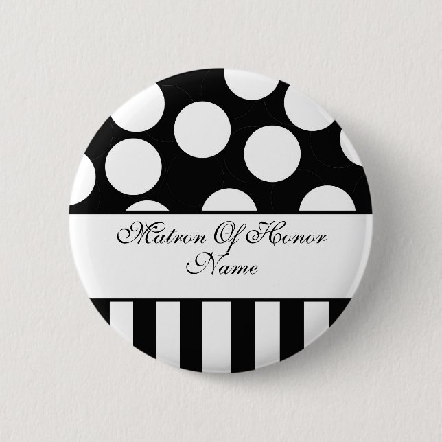 Badge Rond 5 Cm Bouton de dame de honneur (Devant)