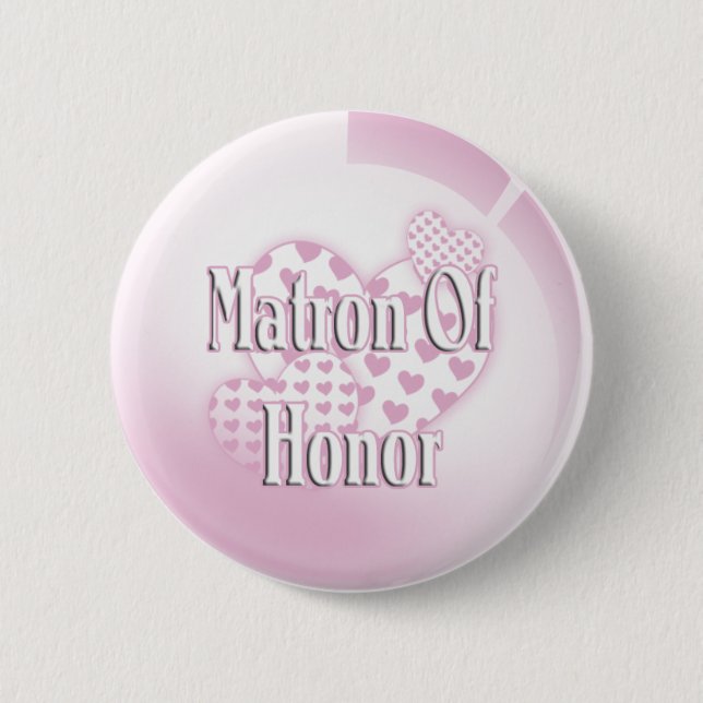 Badge Rond 5 Cm Bouton de dame de honneur (Devant)