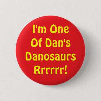 Badge Rond 5 Cm Bouton de Danosaur
