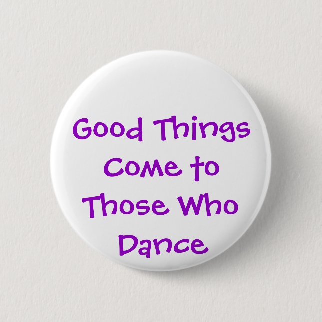 Badge Rond 5 Cm Bouton de danse (Devant)