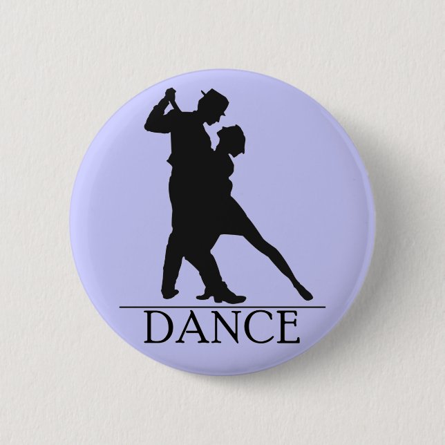 Badge Rond 5 Cm Bouton de danse (Devant)