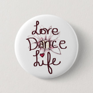Badge Rond 5 Cm Bouton de danse d'amour