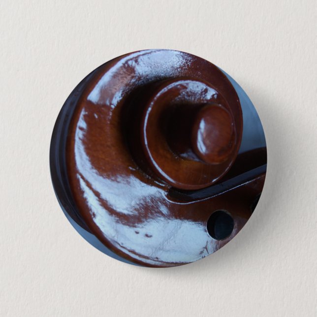 Badge Rond 5 Cm Bouton de défilement de violon (Devant)
