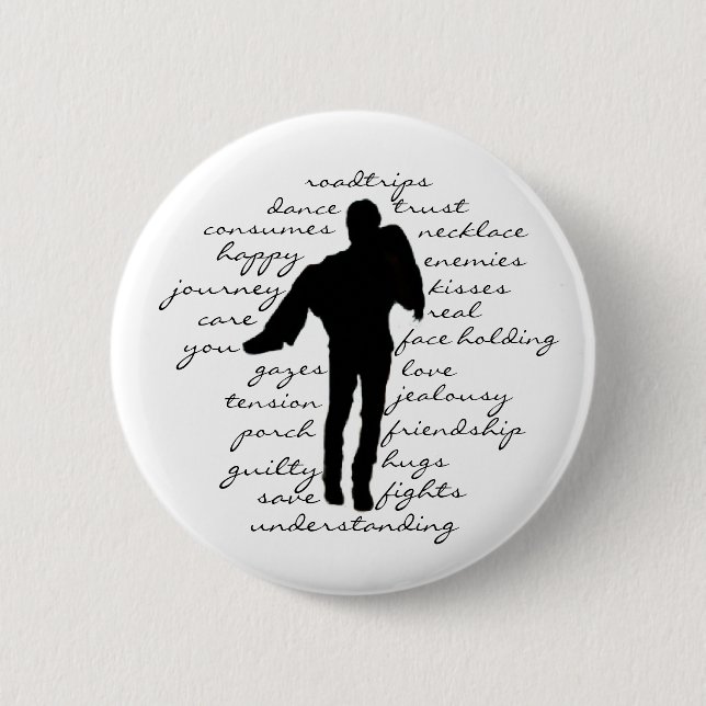 Badge Rond 5 Cm Bouton de Delena (Devant)