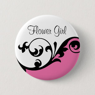 Badge Rond 5 Cm Bouton de demoiselle de honneur