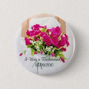 Badge Rond 5 Cm Bouton de demoiselle d'honneur