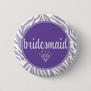 Badge Rond 5 Cm Bouton de demoiselle d'honneur