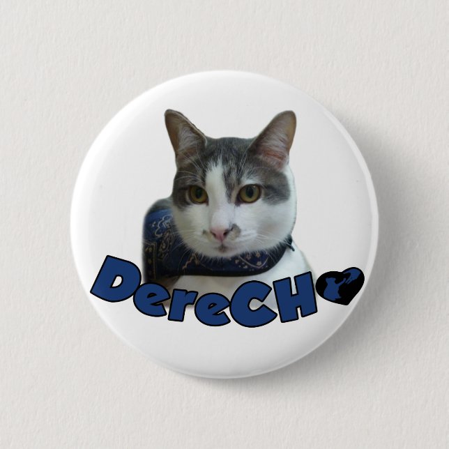 Badge Rond 5 Cm Bouton de Derecho (Devant)