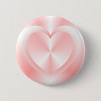 Badge Rond 5 Cm bouton de deux coeurs
