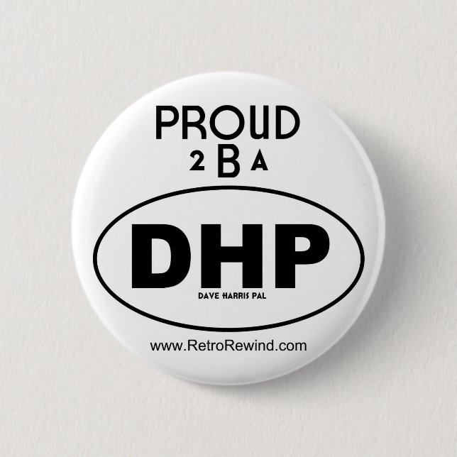 Badge Rond 5 Cm Bouton de DHP (Devant)