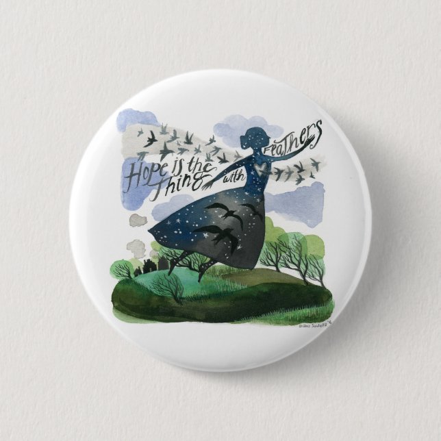 Badge Rond 5 Cm Bouton de Diana Sudyka (Devant)