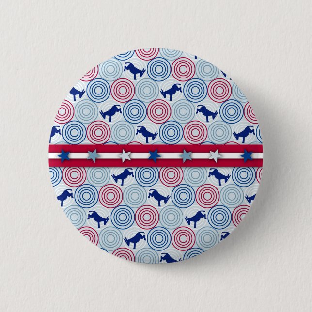 Badge Rond 5 Cm Bouton de DNC (Devant)