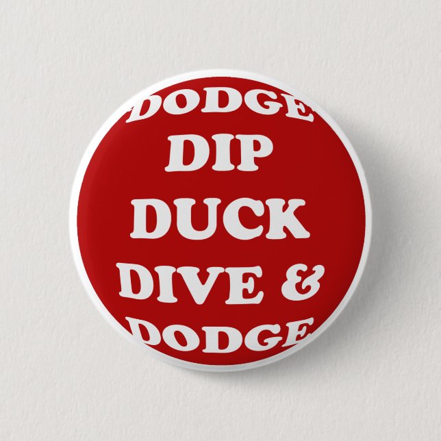 Badge Rond 5 Cm Bouton de Dodgeball (Devant)