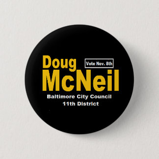 Badge Rond 5 Cm Bouton de Doug McNeil