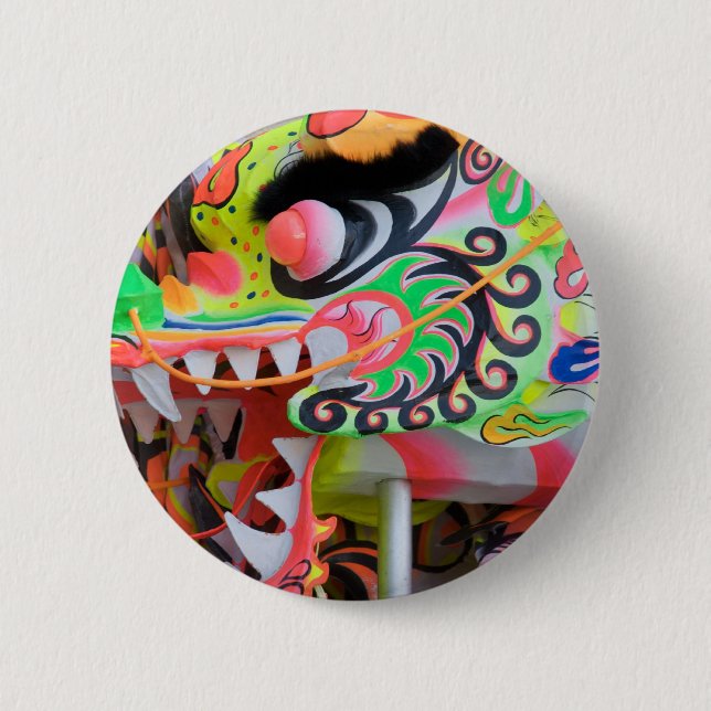 Badge Rond 5 Cm bouton de dragon (Devant)