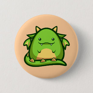 Badge Rond 5 Cm Bouton de dragon de chabots