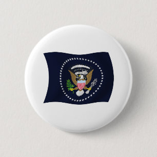 Badge Rond 5 Cm Bouton de drapeau au sceau présidentiel des États-