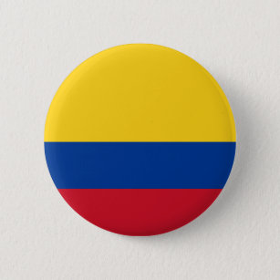 Badge Rond 5 Cm Bouton de drapeau de la Colombie