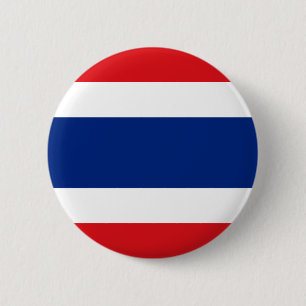 Badge Rond 5 Cm Bouton de drapeau de la Thaïlande