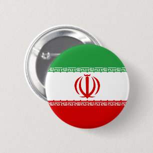 Badge Rond 5 Cm Bouton de drapeau de l'Iran