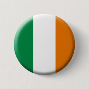 Badge Rond 5 Cm Bouton de drapeau de l'Irlande