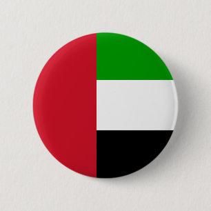 Badge Rond 5 Cm Bouton de drapeau des Emirats Arabes Unis