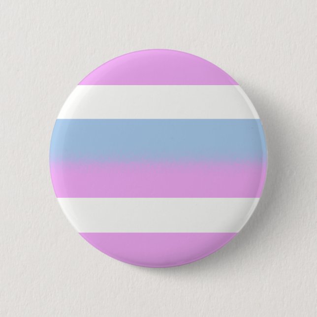 Badge Rond 5 Cm Bouton de drapeau d'Intersex (Devant)