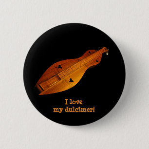 Badge Rond 5 Cm Bouton de dulcimer