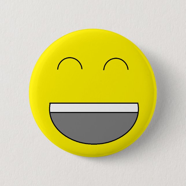 Badge Rond 5 Cm Bouton de "Emoji" (Devant)
