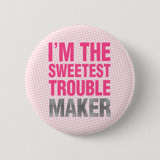 Badge Rond 5 Cm Bouton de fabricant de problème