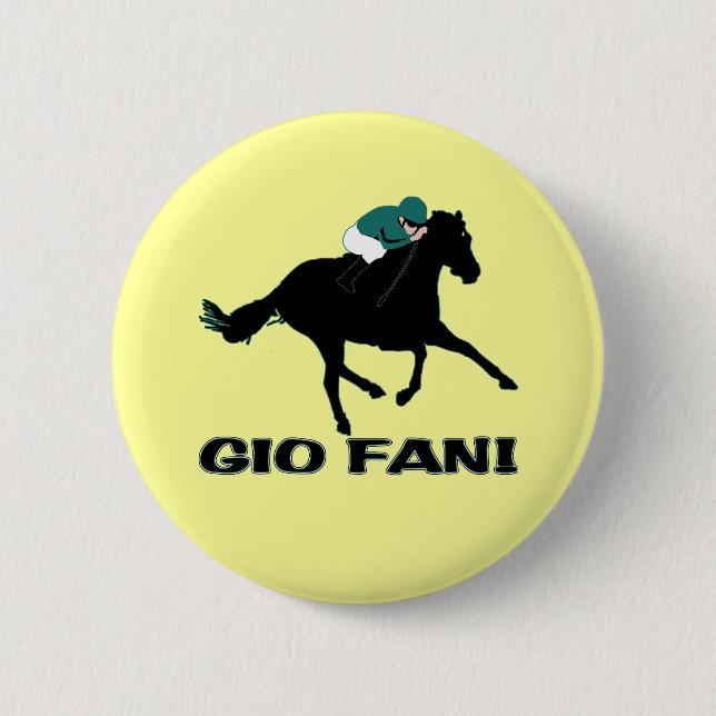 Badge Rond 5 Cm Bouton de fan de Gio Ponti (Devant)