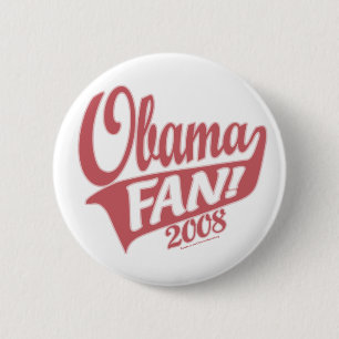 Badge Rond 5 Cm Bouton de fan d'Obama