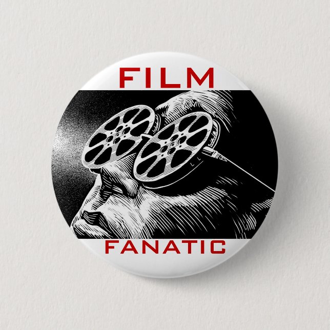 Badge Rond 5 Cm Bouton de fanatique de film (Devant)